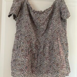 Old Navy Floral Off the Shoulder Women's Top